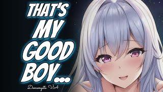 Mommy Helps Her Good Boy To Sleep | [F4M] [Sleep Aid] [Rain] [Hair Brushing] [ASMR Audio RP]