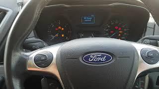 Ford Transit 2014-2018 Oil Service Reminder Reset