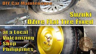 DIY Flat Tire Change & Repair How to Guide | Quick Tire Fix at a Cheap Vulcanizing Shop Philippines