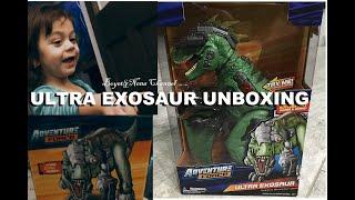 ultra exosaur robotic dinosaur unboxing and testing