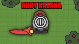 How to get Ruby Katana in moomoo.io