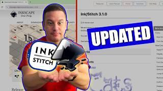 NEW INK/STITCH v.3.1.0 FEATURES | How to Install/Update Inkscape & Ink/Stitch