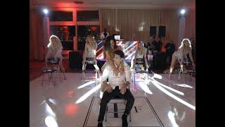 Bride SURPRISES Groom with EPIC Choreographed dance - Wedding Reception - Miami Beach, Florida