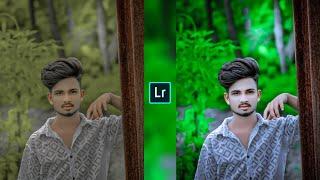 Green and grey tone Lightroom photo editing//preset download free//