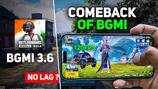 BGMI 3.6 Update: Epic Comeback with Old Vibes , 120 FPS, Lag-Free Gameplay & New Features!