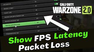 How to Show FPS, Packet Loss, Latency and VRAM in MW2 - (Warzone 2)