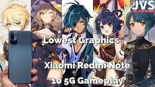 Xiaomi Redmi Note 10 5G Genshin Impact Gameplay - Filipino | Lowest Settings |