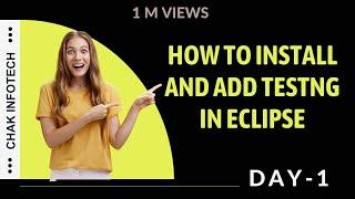 How to install TestNG in eclipse | How to install TestNG in eclipse for selenium. #selenium