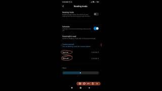 How to customise the reading mode phone redmi note 9 note 8 note 7 pro me reading mode kaise kare