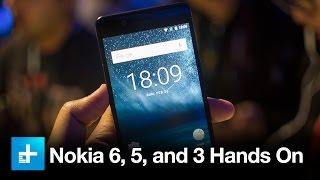 Nokia 6, Nokia 5, Nokia 3 - Hands On at MWC 2017