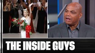 Chuck reacts to Walker Kessler's girlfriend, Abbie Stockard, winning Miss America  | NBA on TNT