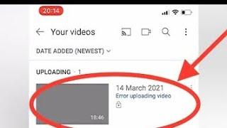 How to Fix Error Uploading Videos on YouTube?