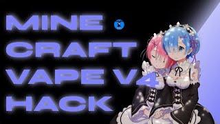 Minecraft Vape V4 Hack | Killaura / Reach / Scaffold | Minecraft Hypixel Hack Undetected Vape | 2024