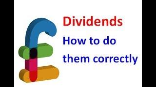 Dividends - How to do them correctly - Barnsley Accountant