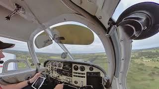 Flying the Cherokee Again!  4k on the Insta360 Cockpit View