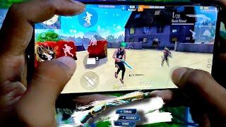 Hancam Free Fire Pro Player  3 Finger Crazy HUD setting ️