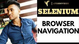 browser navigation in selenium | selenium browser automation | selenium tutorial for beginner