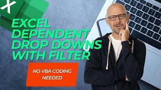 Excel Dependent Drop Downs with FILTER