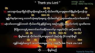 Myanmar Gospel Song 2022 (Than You Lord) - Esther Sian KiCing