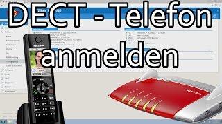 DECT-Telefon an Fritzbox anmelden und Rufnummer zuweisen