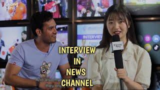 Kannadiga(INDIAN) in Chinese news channel| iChongqing| Saahil Hussain