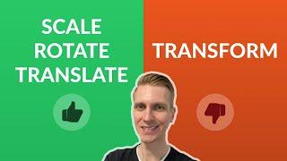CSS Transform is Changing (Scale, Rotate, Translate)