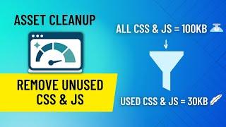 ASSET CLEANUP | Remove Unused CSS & JS (Improve WordPress website page speed scores)