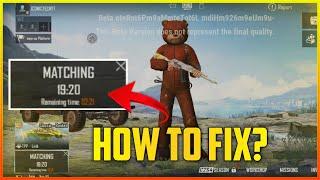 How To Solve Late Match Making Problem In Pubg Beta 1.9 Version? | Match Not Starting Problem Beta