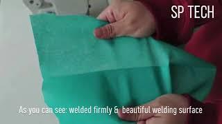 20Khz Ultrasonic Sewing Machine Welding Demonstration