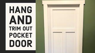 How To Hang and Trim Out Pocket Door Johnson Hardware 1500