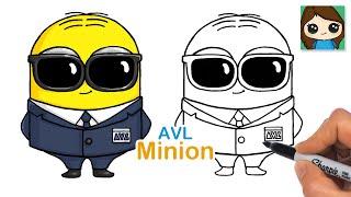 How to Draw Minion AVL Agent ️ Despicable Me