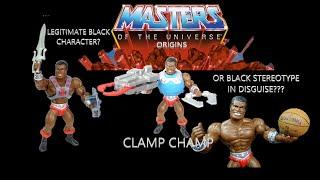 Masters of the Universe Origins Clamp Champ toy review.