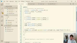 Overload the insertion operator for the template Point class