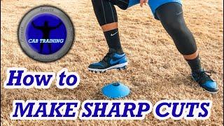 How to make SHARP CUTS | Speed and Agility Drills for Football