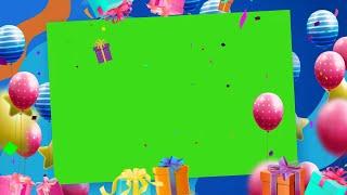 Template Birthday Green Screen Effect || By Green Pedia