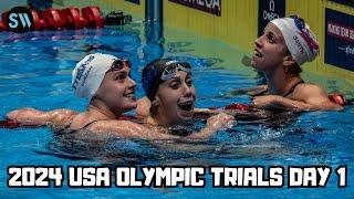 2024 USA Swimming Olympic Trials Day 1 Prelims Report & Finals Predictions