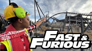 Universal Studios Hollywood Updates - Fast & Furious Hollywood Drift Construction