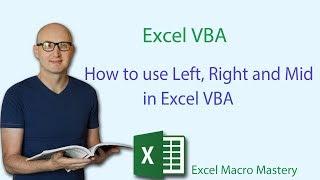 How to use Left, Right and Mid in Excel VBA