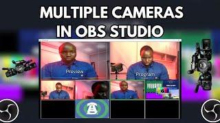 How To Use Multiple Cameras In OBS Studio Without Video SWITCHER (Beginner's Tutorial)