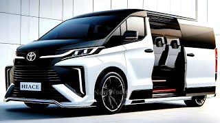 2025 Toyota Hiace Officially Revealed - with plug-in hybrid diesel technology!