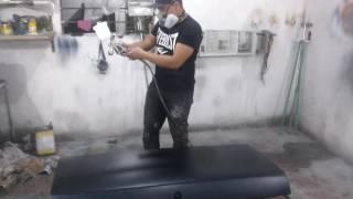 Testando pistola de pintura devilbiss sgk 600 bv