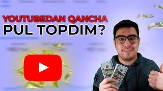 Youtubeda qancha pul topdim 2022da 100,000 prosmotrga YouTube qancha to'laydi?