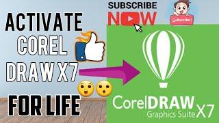How to Activate Corel Draw x7 for Life
