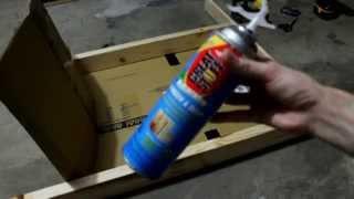Making a cheap archery target with Great Stuff foam insulation