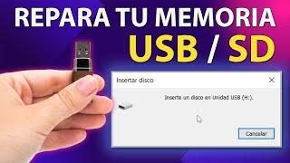 Como Reparar una Memoria USB o SD Dañada Fácilmente  2024