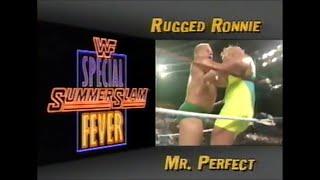 Ronnie Garvin vs Mr Perfect   SummerSlam Fever Aug 19th, 1990