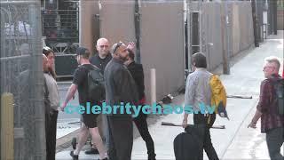 Matthew Ramsey from Old Dominion waves good bye to fans in Hollywood