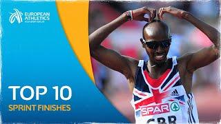 Top 10 INCREDIBLE Sprint Finishes!