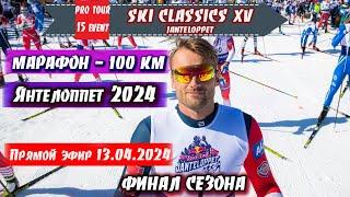 ЛЫЖНЫЙ МАРАФОН на 100 км - Янтелоппет 2024 // ФИНАЛ Ski Classics. 15 Event. Норвегия. 13.04.2024