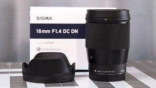 Sigma 16mm f/1.4 DC DN Contemporary Lens Review | Canon EF-M Version